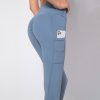 blue yoga pants