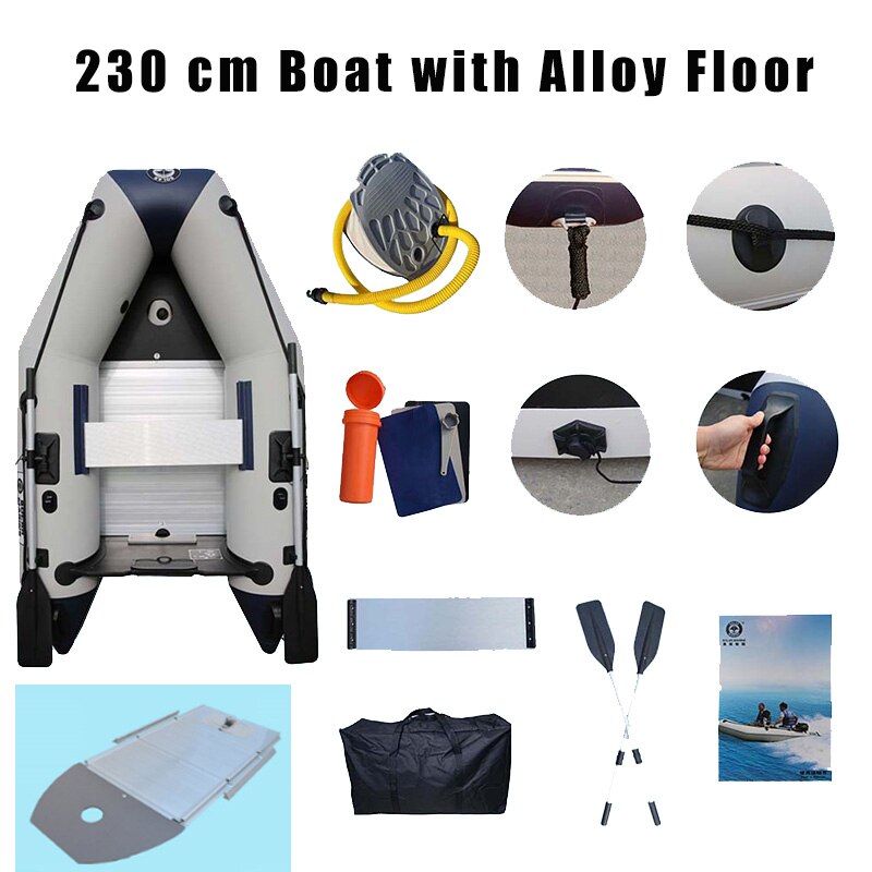 2.3m with alloy deck